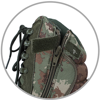 Militärstiefel Reißverschluss