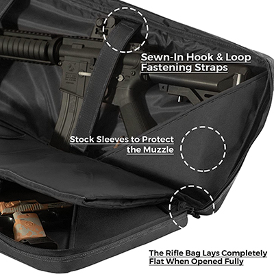 Gewehrtasche für AR 15 Dual Rifle Slots