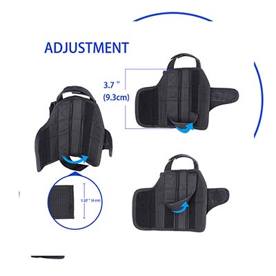 Anpassung des taktischen Beinholsters