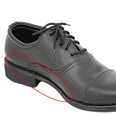 Offiziersschuhe Handwerkskunst von Goodyear