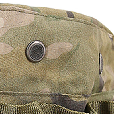 militärischer Boonie-Hat mit Metallschlitz