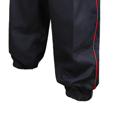 Dunkelblauer elastischer Beinabschluss der Armeeuniform