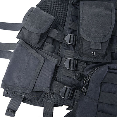 Molle Police Tactical Weste Kleine Taschen