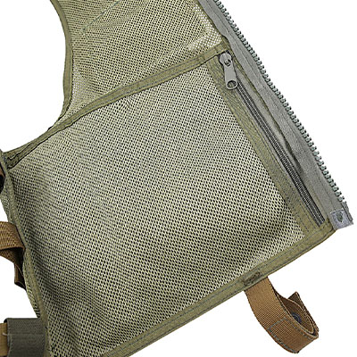 Military Mesh Tactical Vest Eingebaute Reißverschlusstasche