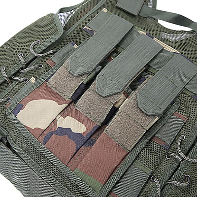 Tactical Assault Vest Triple Mag/Tool Pouch