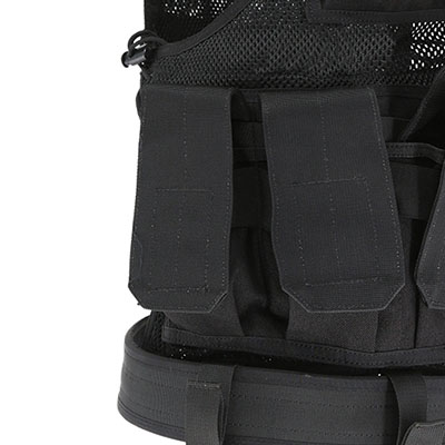 Taktische Mesh-Weste mit Pistolenhalfter M4/M16 Magazintasche