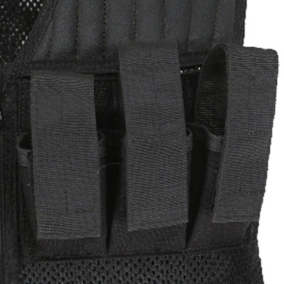 Taktische Mesh-Weste mit Pistolenhalfter Pistolenmagazintaschen