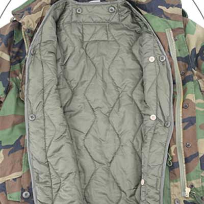 M65 Militärjacke Herausnehmbares Futter