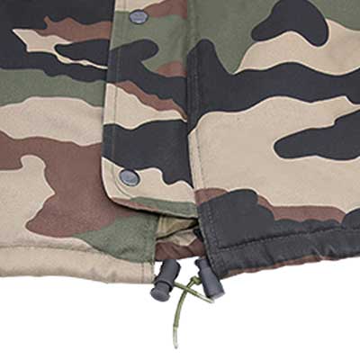 Militärjacke Strapazierfähiger und verstellbarer Saum