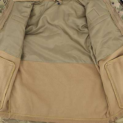 Taktische Jacke mit Fleecefutter