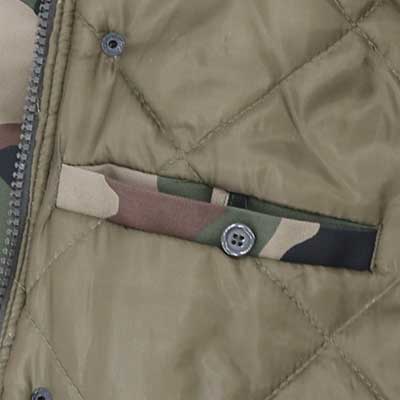 Military Jacket Liner versteckte Taschen