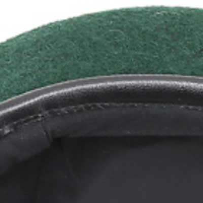 Army Beret Superior Lederkrempe